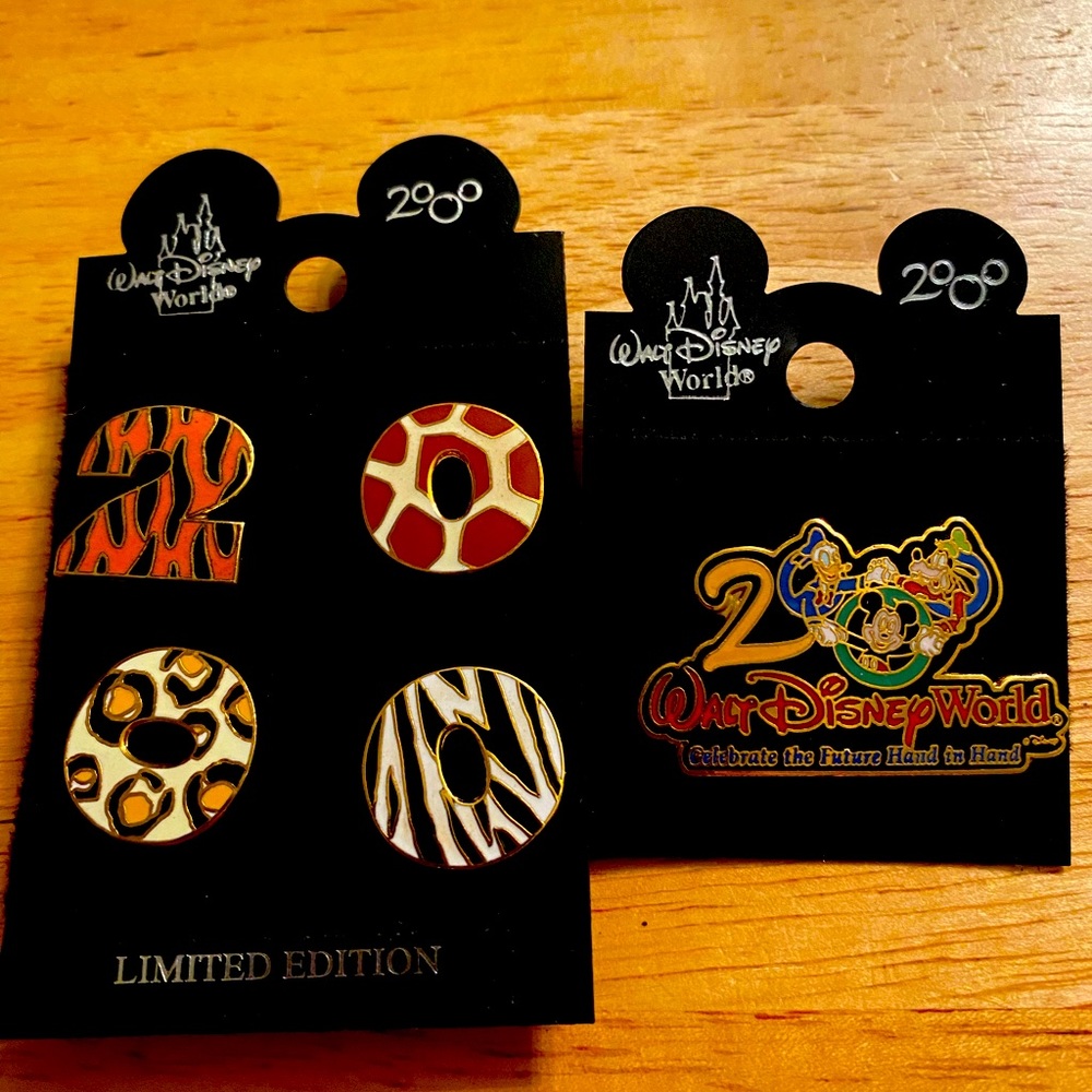 Year 2000 Disney World pins.